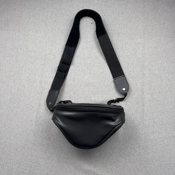 SLR Camera Bag/Case Black Shoulder Strap Photography Old School Carrying Bag - Picture 2 of 8